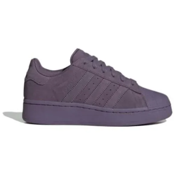 Adidas Superstar XLG Low Womens Shoes Purple IG2971 near new condition - Picture 2 of 11